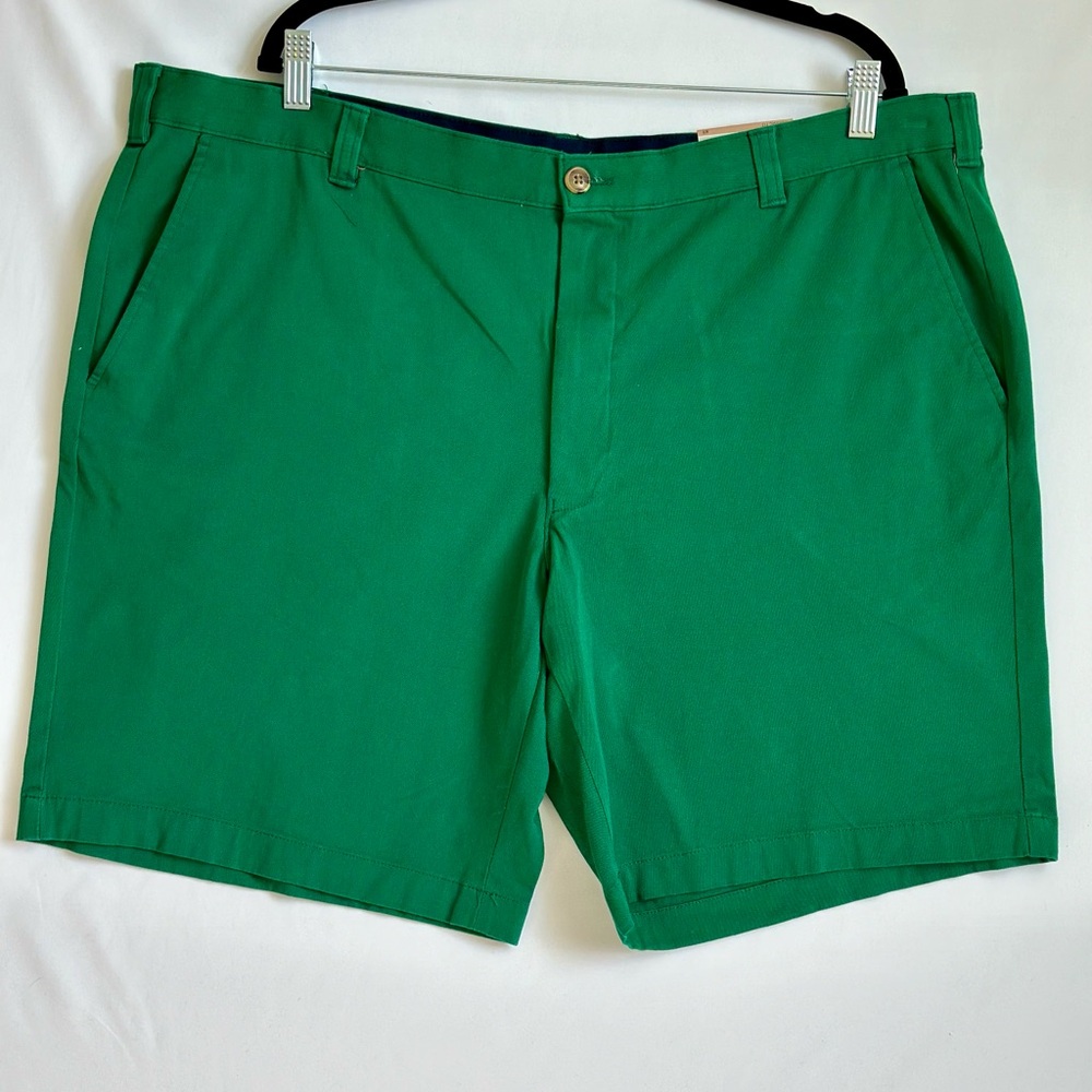 Club Room Men's Classic Fit  9" Inseam 4 Way Stretch Shorts Pine Green Size 42